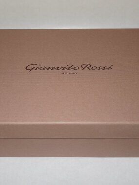 Gianvito Rossi Shoe Box + Dust Bag + Care Card